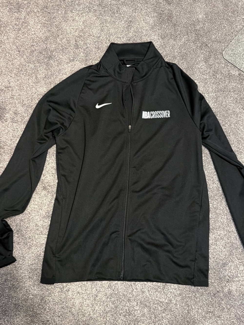 Nike Men's Black NBA Crossover Full-Zip Performance Jacket. Worn once